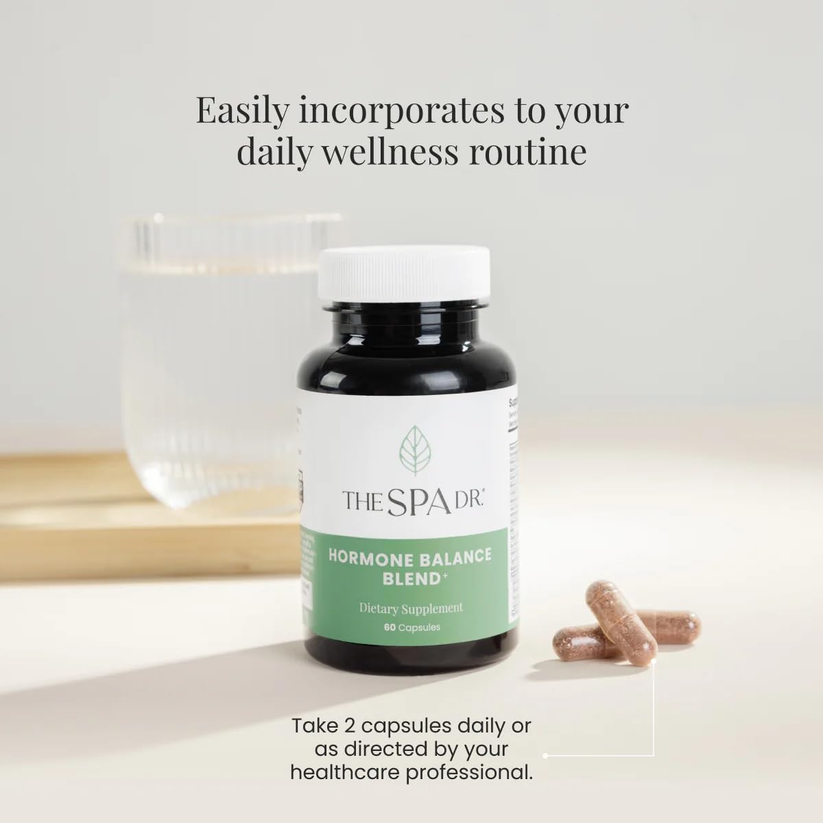 The Spa Dr. Hormone Balance for Women - Menopause Supplements for Women with Saw Palmetto, Chaste Tree Berry, Dong Quai for Night Sweats, Hot Flashes & Mood Swings - Menopause Support - 60 Capsules The Spa Dr. uk supplements