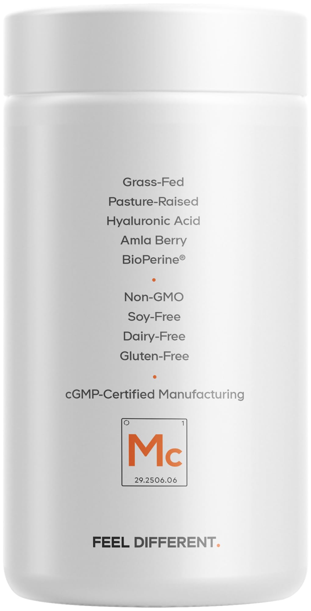 Codeage Multi Collagen+ Supplement with Vitamin C, Biotin 5000 mcg, Hyaluronic Acid, Amla Berry, BioPerine - 5 Types of Collagen Grass-Fed, Pasture-Raised - 2-Month Supply - Non-GMO - 180 Capsules Codeage uk supplements