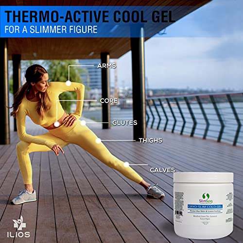SlimSpa Cyro-Slim Cold Gel With Ilios Wrap - Skin Firming & Tightening Cryo Gel Solution ILIOS uk supplements