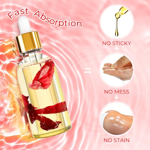 2PCS Yoni Oil Organic Feminine Oil Vaginal Moisturizer - Ph Balance for Women - Feminine Deodorant BASSI uk supplements