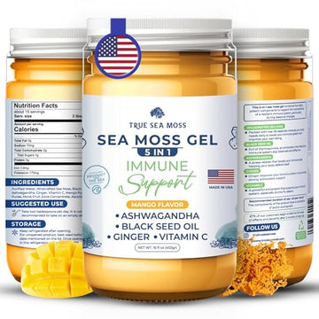 TrueSeaMoss Wildcrafted Irish Sea Moss Gel – Nutritious Raw Seamoss Rich in Minerals TrueSeaMoss uk supplements