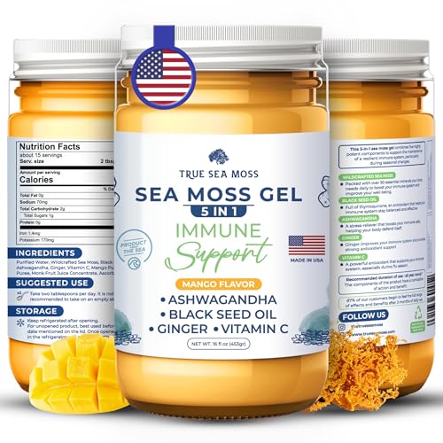 TrueSeaMoss Wildcrafted Irish Sea Moss Gel – Nutritious Raw Seamoss Rich in Minerals TrueSeaMoss uk supplements
