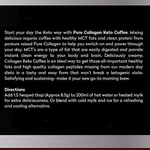 Planet Paleo Pure Collagen Keto Coffee with MCT Powder Planet Paleo uk supplements