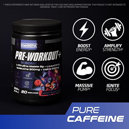 PrimeGENIX Pre-Workout+ Berry Blast Flavor | Max Performance | Boost Energy PrimeGENIX uk supplements