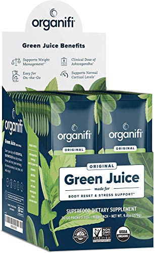 Organifi: GO Packs - Green Juice - Organic Superfood Supplement Powder - 30 Count Organifi uk supplements