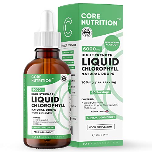 Core Nutrition Liquid Chlorophyll Drops for Water - 2 Fl. Oz for 60 Servings - 2 Month Supply Core Nutrition uk supplements