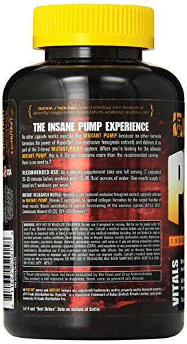 Mutant Pump – Pre-Workout Capsules, Gives You The Insane Pump You Demand Mutant uk supplements