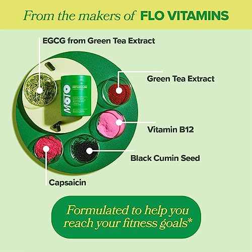 MOTO Metabolism Support for Women - Natural Energy, Curb Cravings, Healthy Metabolism - EGCG O Positiv uk supplements