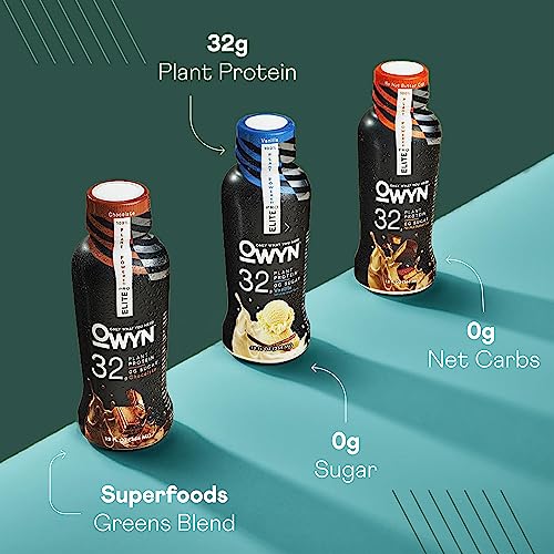 Pro Elite Vegan Plant-Based High Protein Keto Shake, No Nut Butter Cup, Zero Sugar OWYN Only What You Need uk supplements