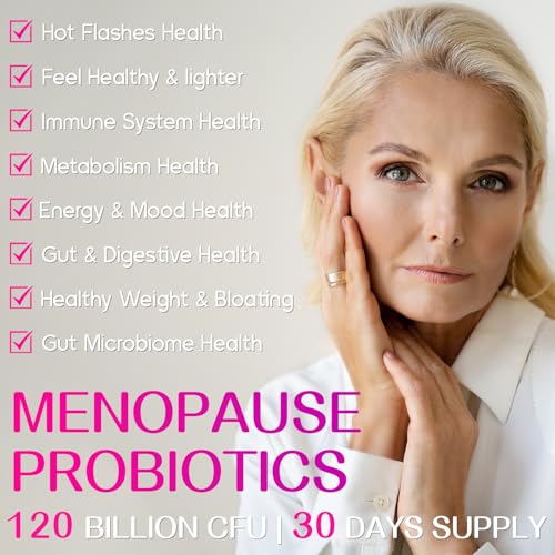 120 Billion CFU Probiotic - Menopause Support Probiotics for Women, 13-in-1 Natural Negima uk supplements