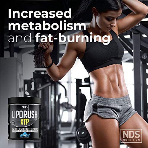 LIPORUSH NDS Nutrition XTP Thermogenic Fat Burner with L-Carnitine - Energy, Focus LIPORUSH uk supplements