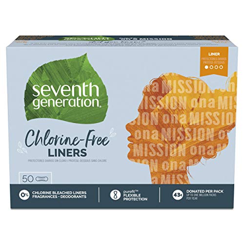 Seventh Generation Pantiliner Pads, Free & Clear, 50 Count Seventh Generation uk supplements
