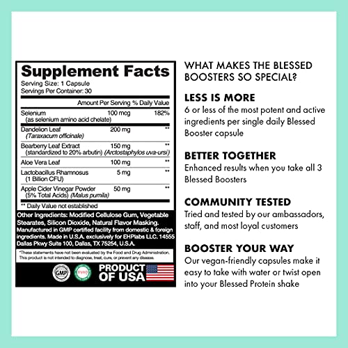BLESSED Booster De-Bloat & Gut Fix - Daily De-Bloat & Gut Health for Belly Bloat Relief BLESSED uk supplements