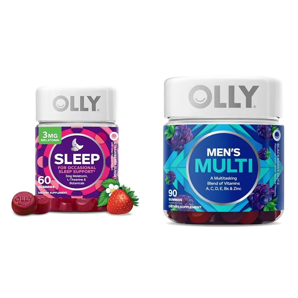 OLLY Sleep & Men's Multivitamin Gummy Bundles, Melatonin & Vitamin Supplements OLLY uk supplements