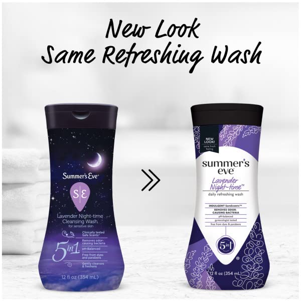 Summer's Eve Night-Time Cleansing Wash, Lavender, 12 Fl Oz (Pack of 3) Summer's Eve uk supplements