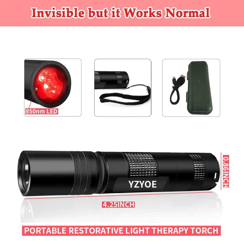 YZYOE Infrared Light Therapy for Joint and Muscle Pain. Red Light Therapy for Face,Infrared Light Therapy YZYOE uk supplements