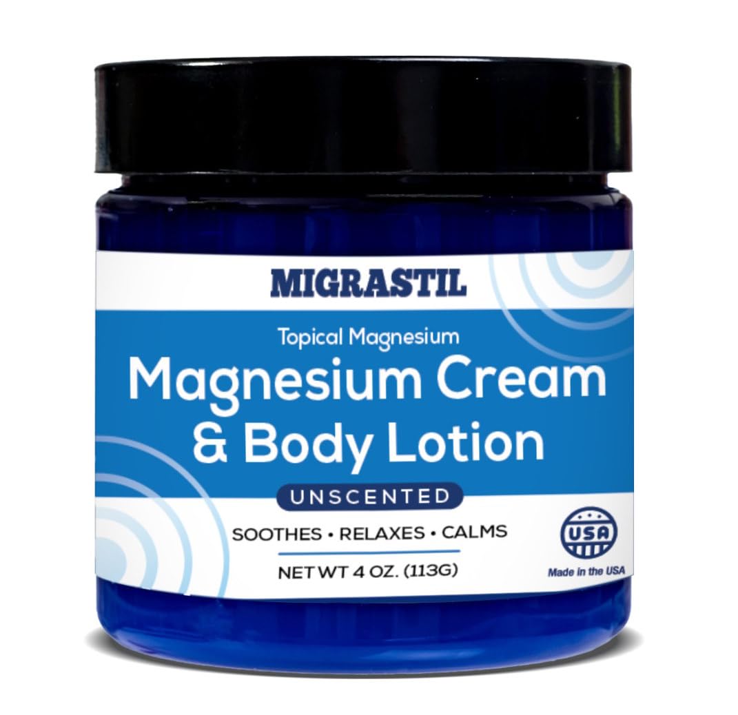 Basic Vigor Migrastil Extra Strength Migraine Stick & Topical Magnesium Cream Bundle Basic Vigor uk supplements