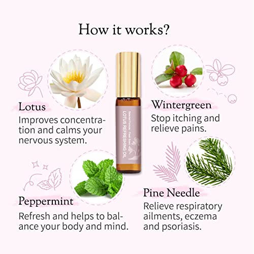 Don Du Ciel Organic and Kid-Friendly Lotus Essential Oil Blend Roll On for Stress Relief and Itch Relief Don Du Ciel uk supplements