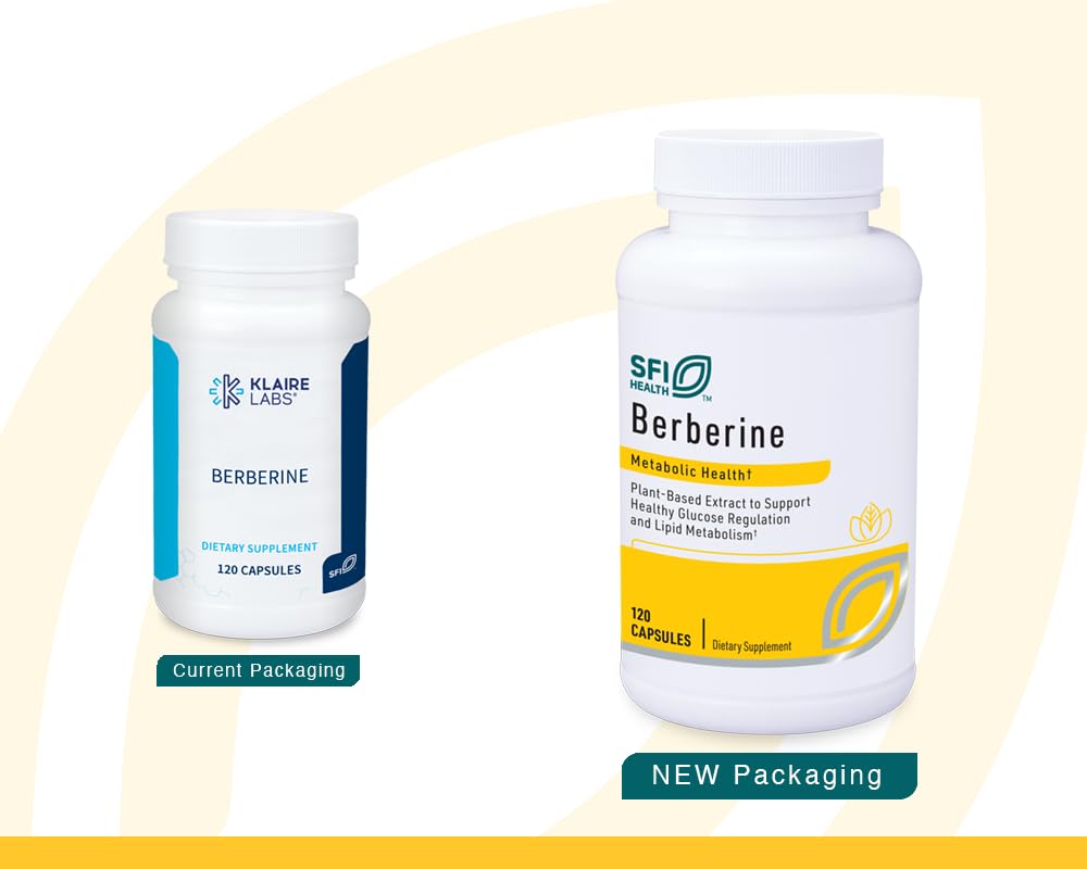 Klaire Labs Berberine HCI 500mg - Berberine Supplement - Gluten-Free, Hypoallergenic Klaire Labs uk supplements