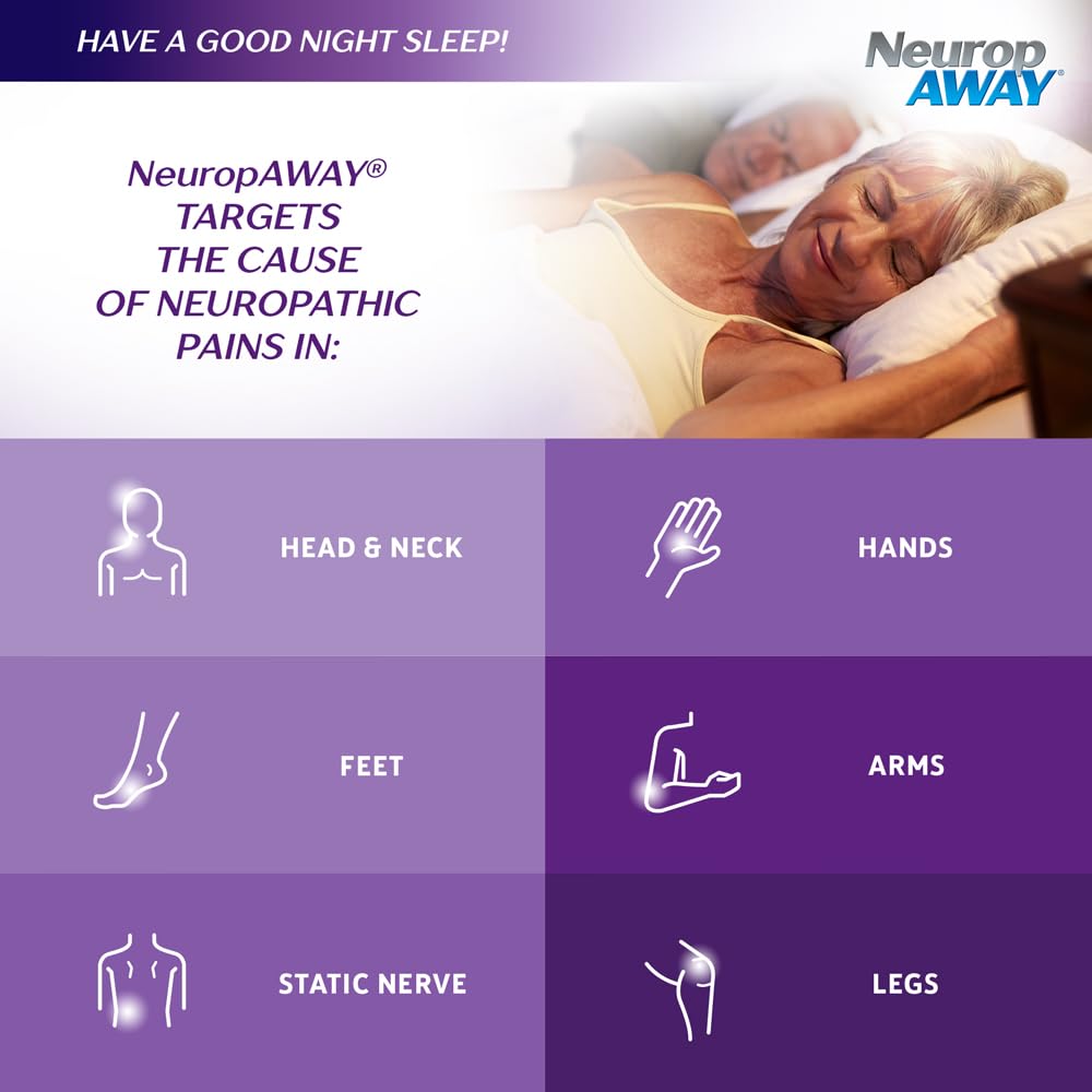 NeuropAWAY Nerve Support PM | 90 Capsules NeuropAWAY uk supplements