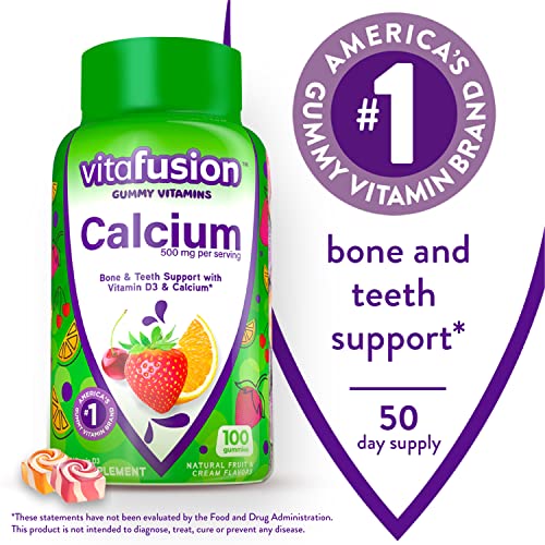 Vitafusion Fiber Well Sugar Free Fiber Supplement & Chewable Calcium Gummy Vitamins Vitafusion uk supplements
