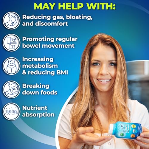 Probiotics with Digestive Enzymes and Prebiotic for Women and Men - 3-In-1 Vegan Probiotic SUPPLEMENTS STUDIO uk supplements