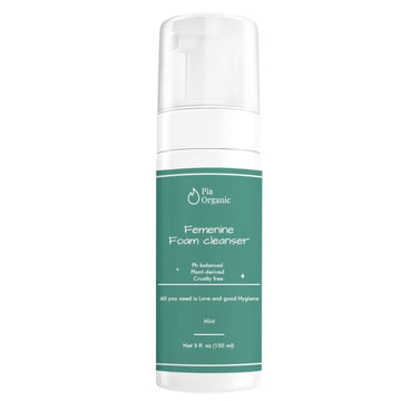 Pia Organic Mint Feminine Foam Cleanser Organic wormwood/olive leaf, Foaming PH Balance Feminine Wash Pia Organic uk supplements