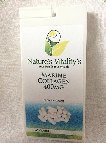 NATURE'S VITALITY'S Marine Collagen Capsules 400mg 60 Capsules 2 NATURE'S VITALITY'S uk supplements