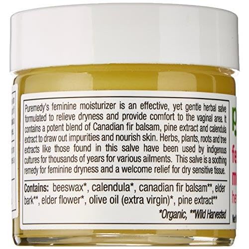 Puremedy Feminine Moisturizer for Women All Natural & Organic Unscented Moisturizing Herbal Salve Puremedy uk supplements