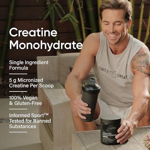 Sports Research Creatine Monohydrate - Gain Lean Muscle, Improve Performance Sports Research uk supplements