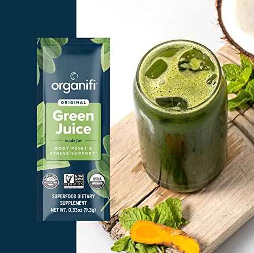 Organifi: GO Packs - Green Juice - Organic Superfood Supplement Powder - 30 Count Organifi uk supplements