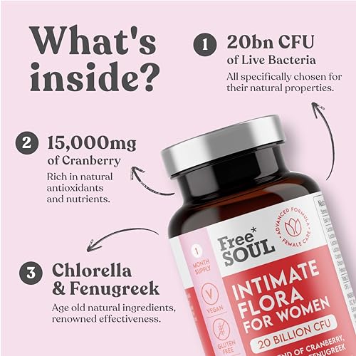 Probiotics for Women - Comprehensive Bio Cultures for Women's Intimate Flora, 20 Billion Free Soul uk supplements