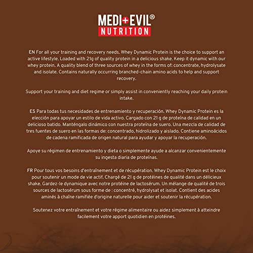 Medi-Evil Nutrition Whey Dynamic Protein, Cookies and Cream Flavour, 2kg, 66 Servings Medi-Evil Nutrition uk supplements