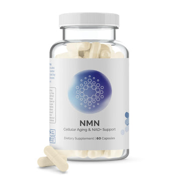 InfiniWell NMN Supplement - NAD+ Supplement Alternative with Resveratrol & Pterostilbene - Supports NAD+ Production - Anti Aging Support for Brain, Heart & Digestion (60 Capsules) InfiniWell uk supplements