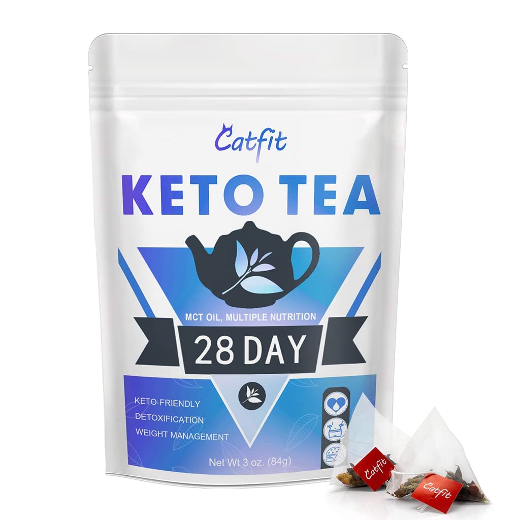 Catfit Keto Detox Tea for Belly Fat and Colon Cleanse - All Natural Detox and Cleanse Catfit uk supplements