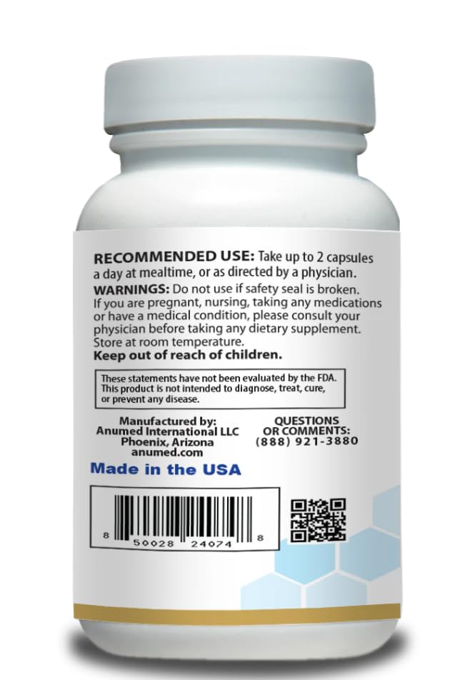 Men’s Multivitamin Supplement – Daily Energy, Immune & Heart Support – with Zinc, Magnesium, B12, CoQ10, Turmeric, Ginseng & More – 60 Vegetable Capsules – AnuMed AnuMed International uk supplements