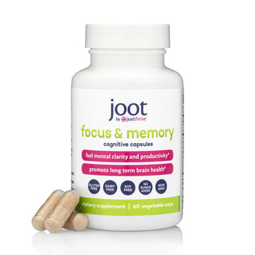 Just Thrive Focus & Memory Capsules – Nootropic Brain Supplement for Clarity, Concentration, Memory Support, & Energy – Citicoline, Lion’s Mane, Vitamins B12 & D3 Just Thrive uk supplements