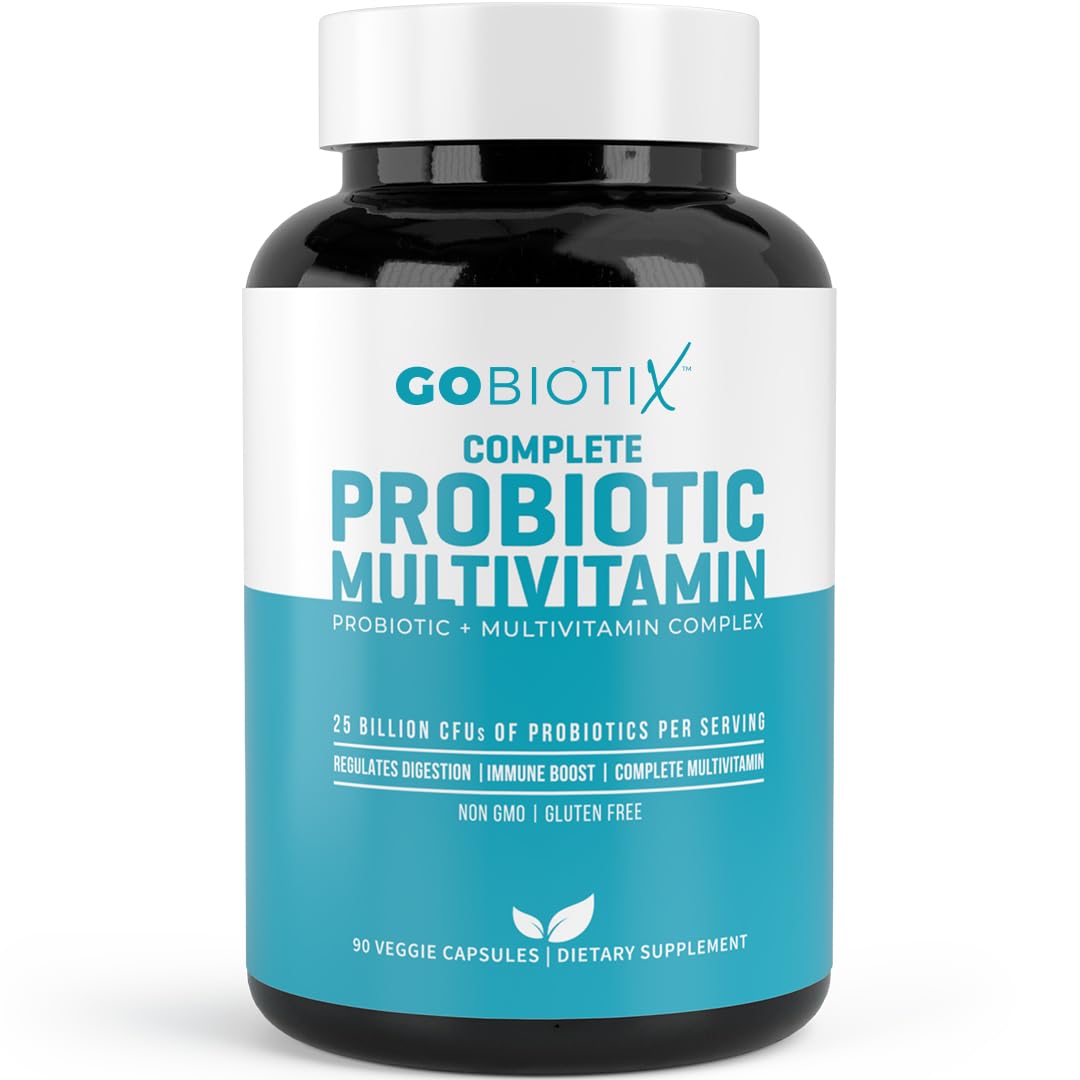GOBIOTIX Probiotic Multivitamin Supplement - Daily Multivitamins with Probiotics GOBIOTIX uk supplements