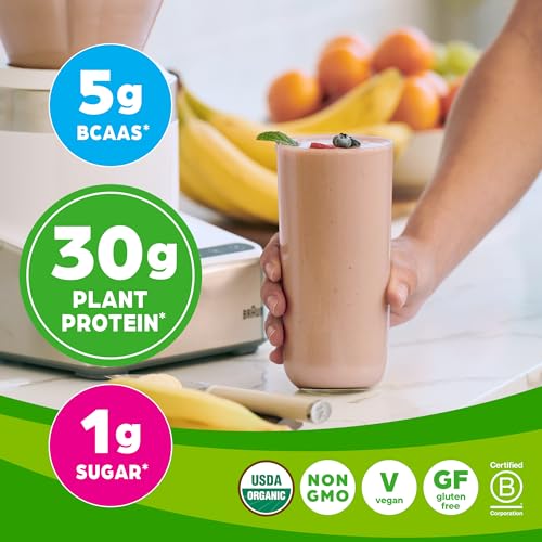 Orgain Organic Sport Vegan Protein Powder, Chocolate - 30g Plant Based Protein Orgain uk supplements