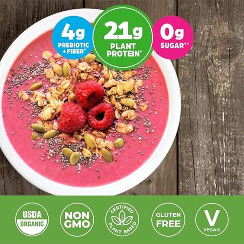 Orgain Organic Unflavored Vegan Protein Powder, Natural Unsweetened - 21g Plant Based Orgain uk supplements