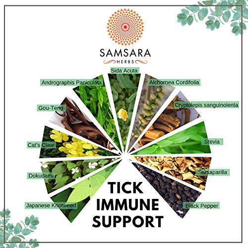 Samsara Herbs Tick Immune Support - The Original Herbal Formula (240 Capsules) Samsara Herbs uk supplements