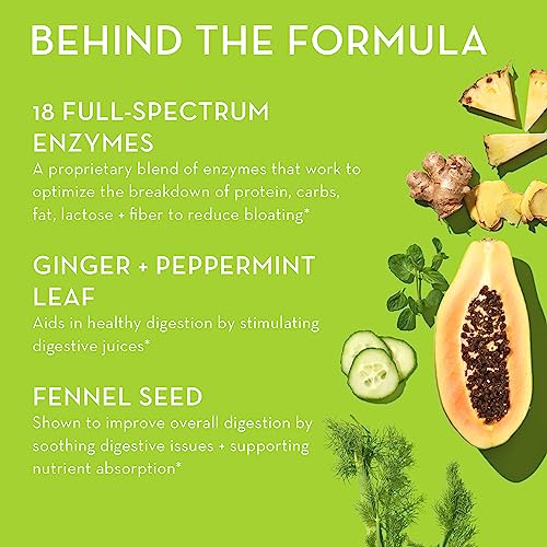 HUM Flatter Me Supplement for Daily Bloating - 18 Full Spectrum Digestive HUM uk supplements
