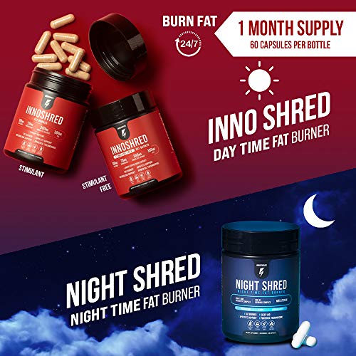 Inno Shred - Day Time Fat Burner | 100mg Capsimax, Grains of Paradise, Organic Caffeine InnoSupps uk supplements