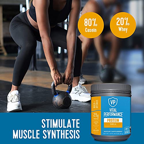 Vital Performance Protein Powder, 25g Lactose-Free Milk Protein Isolate Casein & Whey Vital Proteins uk supplements