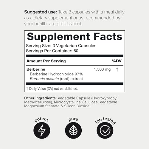 Toniiq Ultra High Strength Berberine 1500mg from The Himalayas Berberine Supplement Toniiq uk supplements