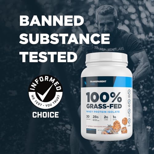 Transparent Labs Grass-Fed Whey Protein Isolate - Naturally Flavored, Gluten Free Transparent Labs uk supplements