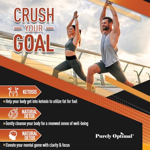 Purely Optimal Keto BHB + Apple Cider Vinegar Capsules with The Mother - Keto Diet Purely Optimal uk supplements